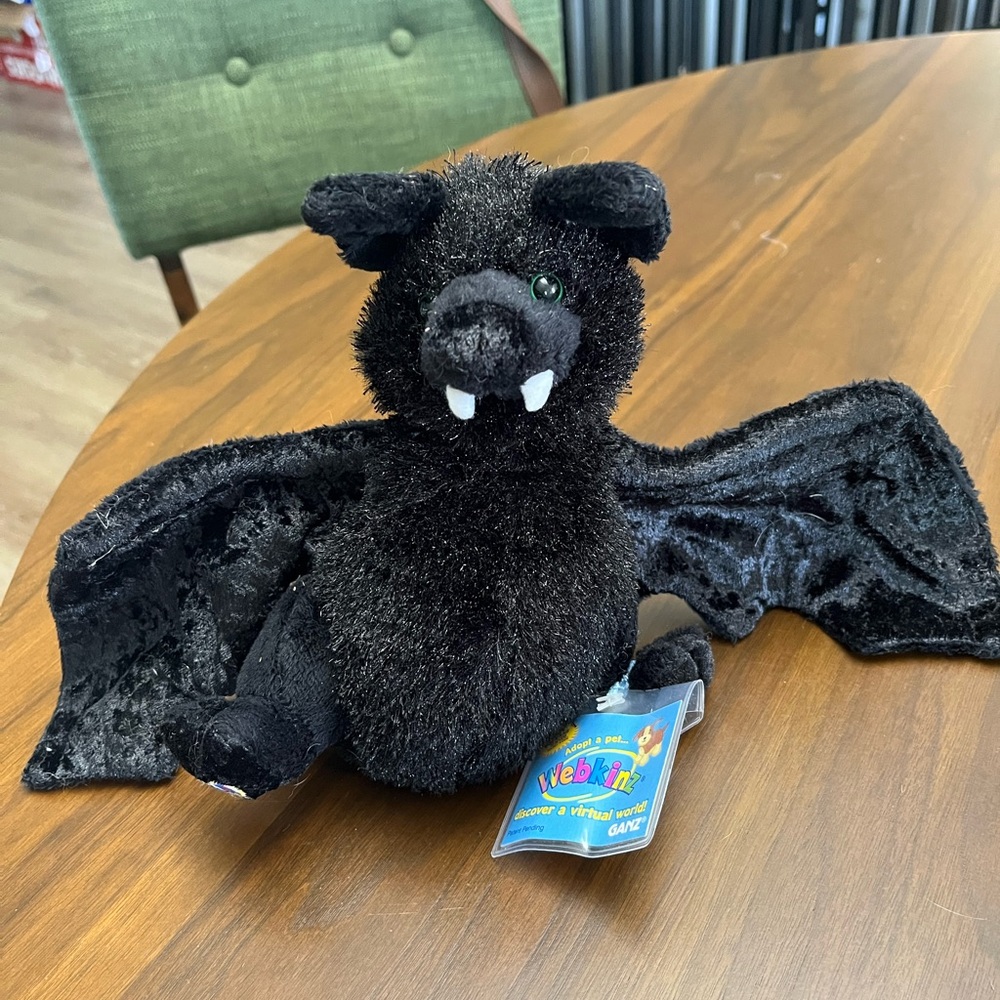 NWT Webkinz Bat